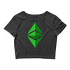 etherium classic logo Crop Top
