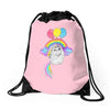 Pusheen the Cat Flying Drawstring Bags