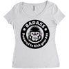 badass bad angry primate 2 Women's Triblend Scoop T-shirt