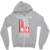 if the land of the free Zipper Hoodie