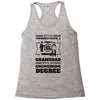 Never Underestimate A Granddad With An Engineer Degree Racerback Tank