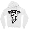 pencil lightning Zipper Hoodie