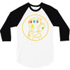 thanos gauntlet 3 3/4 Sleeve Shirt