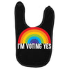 I Am Voting Yes Baby Bibs