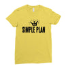simple plan Ladies Fitted T-Shirt