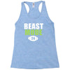 beast mode marshawn lynch seattle seahawks Racerback Tank