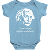 albert einstein's non believer Baby Onesie