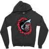 shark attack Zipper Hoodie