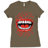 crazy laughter Ladies Fitted T-Shirt