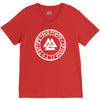 valknut shield V-Neck Tee