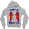 my dad is my angel Zipper Hoodie