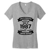 Premium Vintage  1987 Women's V-Neck T-Shirt