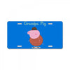 peppa pig grandpa pig License Plate