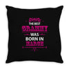 The Best Grammy Was Born In March Throw Pillow