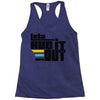 lets hug it out Racerback Tank