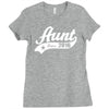 aunt since 2016 Ladies Fitted T-Shirt
