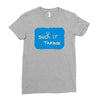 suck it trebek Ladies Fitted T-Shirt