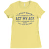 never been this old before Ladies Fitted T-Shirt