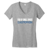 claustrophobia Women's V-Neck T-Shirt