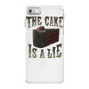 the cake is a lie iPhone 7 Case