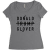 Donald Glover Women's Triblend Scoop T-shirt