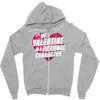 my valentine is a fictional character Zipper Hoodie