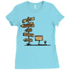 the choice was not hard Ladies Fitted T-Shirt