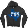 tejanos for beto Zipper Hoodie