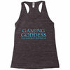 gaming goddess you may bow before me Racerback Tank