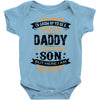 Super Cool Daddy Of A Freaking Awesome Son Baby Onesie