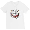 Space Skeleton V-Neck Tee