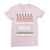 ugly christmas papa Ladies Fitted T-Shirt
