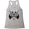 bat ornate Racerback Tank