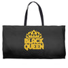 black queen Weekender Totes