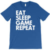 eat sleep game repeat T-Shirt