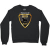 protected by boxer security Crewneck Sweatshirt