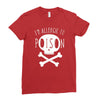 allergic to poison Ladies Fitted T-Shirt