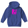 run harder gym workout Youth Hoodie