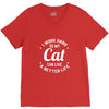I Work Hard So My Cat Can Live A Better Life V-Neck Tee