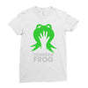 the green frog Ladies Fitted T-Shirt