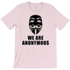 we are anonymous tshirt pipa sopa acta v for vendetta hacker's t shirt T-Shirt