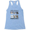united color of frenchies Racerback Tank