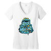 mad monkey Women's V-Neck T-Shirt