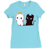 purr evil Ladies Fitted T-Shirt