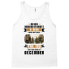Never Underestimate A Man Who Watches The 100 And Was Born in December Tank Top