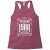 vintage made in 1980 perfectly aged a living legend Racerback Tank
