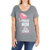 proud mom senior 2018 .. Ladies Curvy T-Shirt