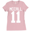 mccall 11 t shirt tee tshirt teenwolf Ladies Fitted T-Shirt