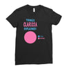 clarissa explained nothing Ladies Fitted T-Shirt