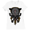 death of guitarist Ladies Fitted T-Shirt